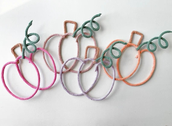 Wire Pumpkin Decor Whimsical Fall Decor Metal Pumpkin Wall - Etsy | Etsy (US)