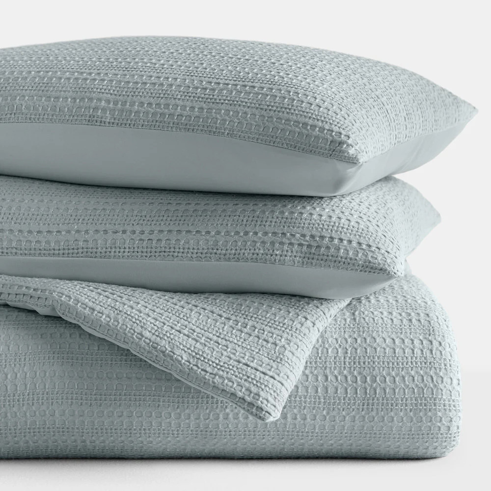 Waffle Textured Down Alternative Comforter Set | Linens & Hutch | Linens and Hutch