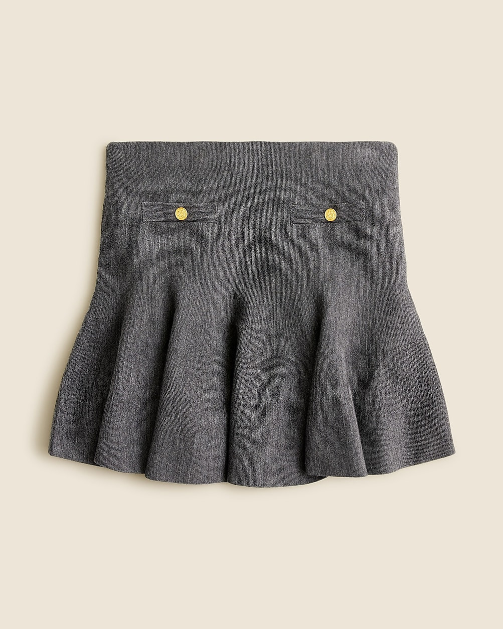 A-line mini sweater-skirt in merino wool | J. Crew US