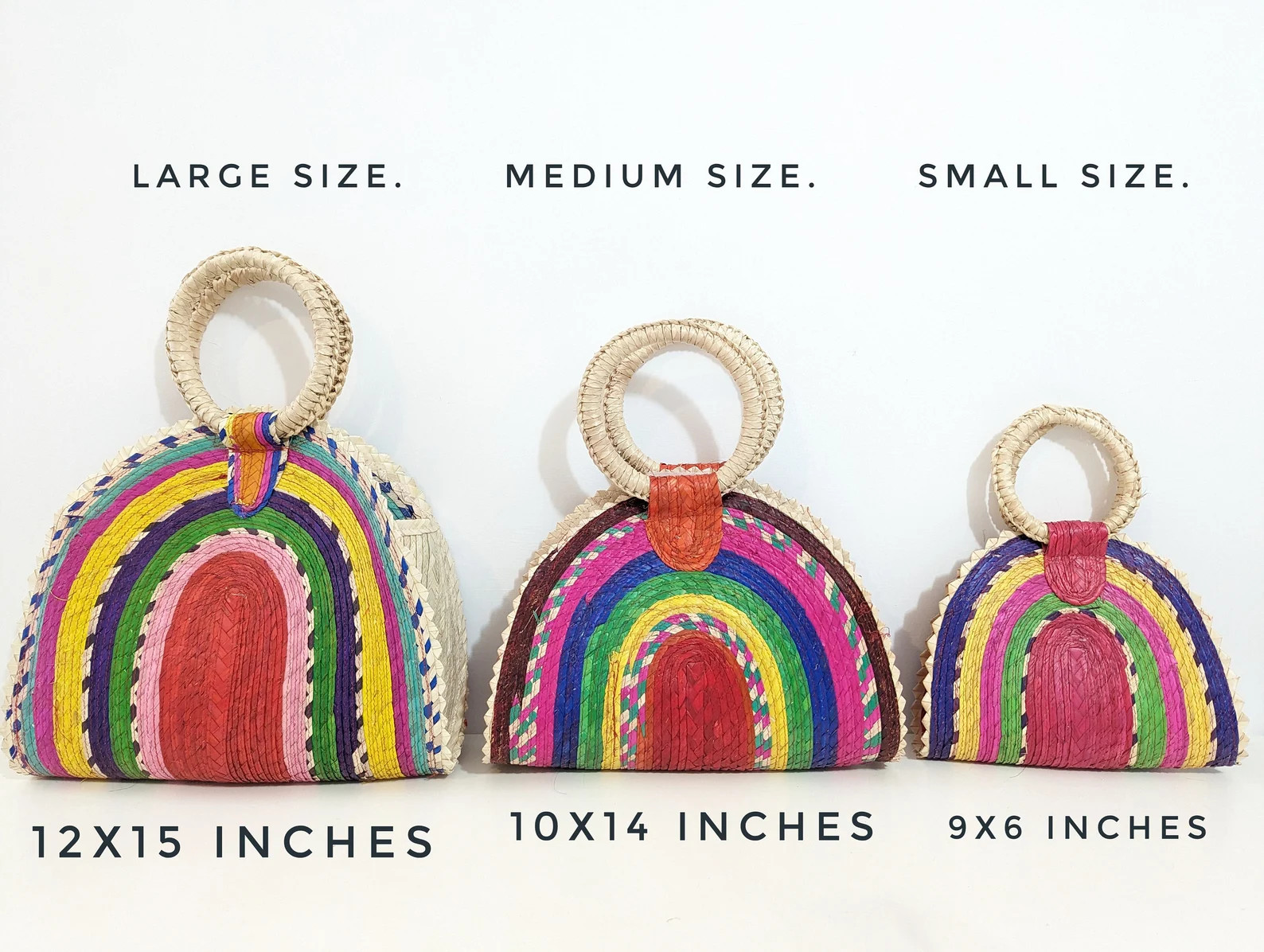 Colorful Straw Bag / Handmade Market Straw Bag / Mexican Handbag / Market Tote / Beach Bag / Hand... | Etsy (US)