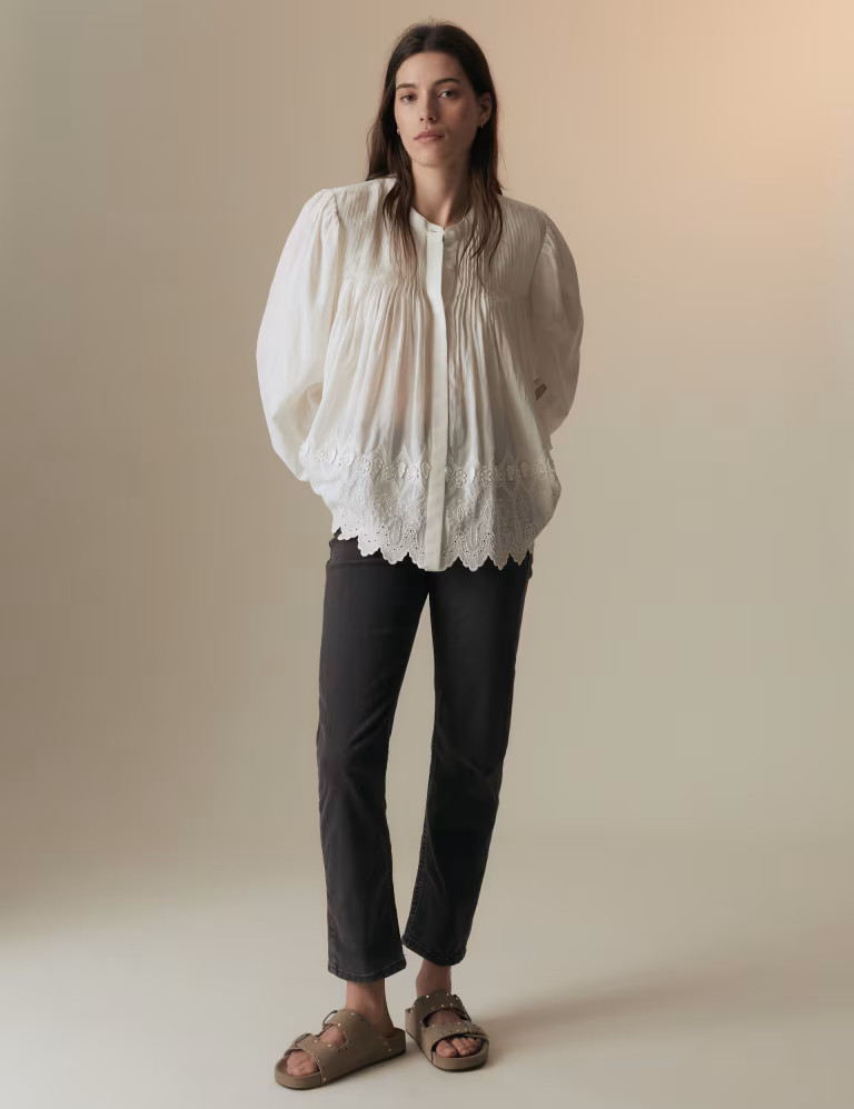 Lyocell Rich Straight Leg Jeans | Marks & Spencer (UK)