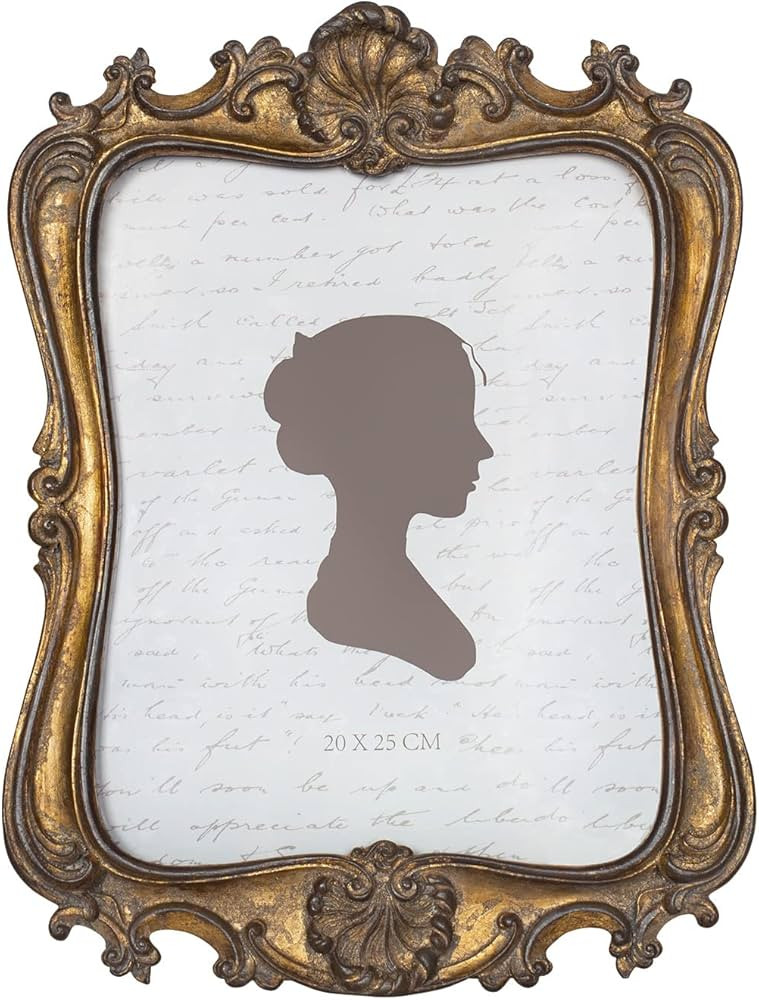 AELS 5x7/8x10 Inch Vintage Picture Frame, Elegant Antique Photo Frames with Glass Front, Photo Di... | Amazon (US)