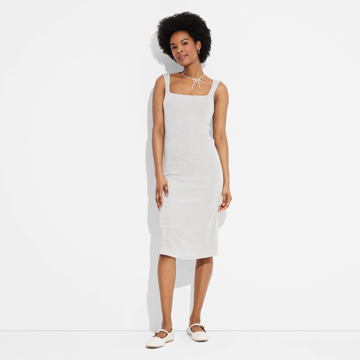 Women's Square Neck Midi Dress - Wild Fable™ | Target