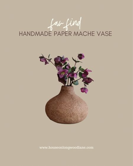 How cute is this Decorative Handmade Paper Mache Vase!! It’s currently on sale! The lowest price it’s been in 30 days. 

#LTKunder50 #LTKhome #LTKsalealert