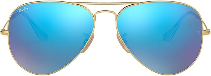 Ray-Ban RB3025 Classic Mirrored Aviator Sunglasses | Amazon (US)