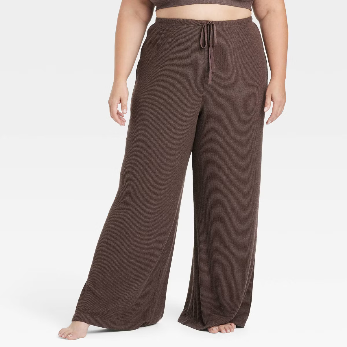 Women's Cozy Ribbed Wide Leg Pants - Auden™ | Target