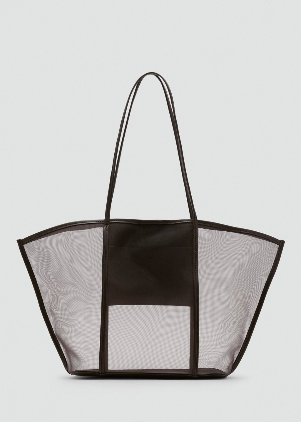 Semi-transparent shopper bag - Women | MANGO United Kingdom | MANGO (UK)