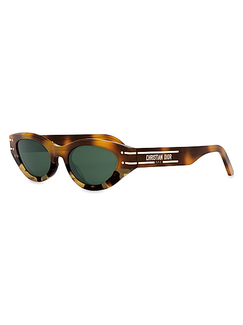 Diorsignature B5I 51MM Cat Eye Sunglasses | Saks Fifth Avenue