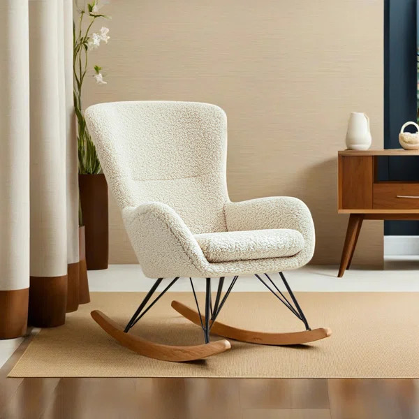 Canas Teddy Fabric Rocking Chair | Wayfair North America