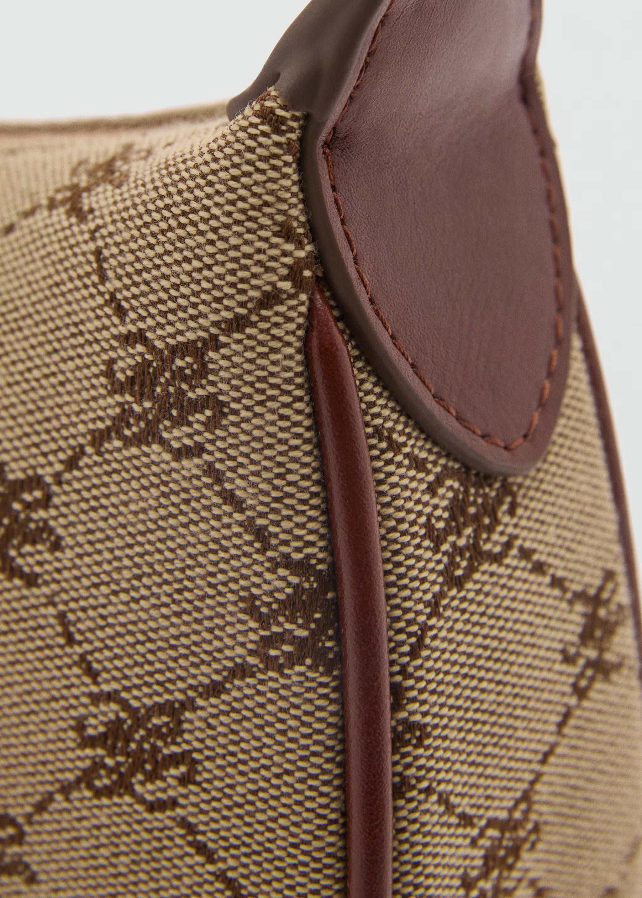 Shoulder bag with printed logo - Woman | MANGO USA | MANGO (US)