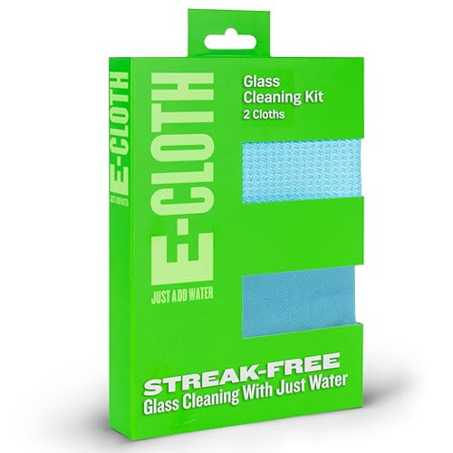 E-Cloth Window Cleaning Cloth - Window and Glass Cleaning Cloth, Shower Cleaning Cloth Kit, Glass... | Amazon (US)