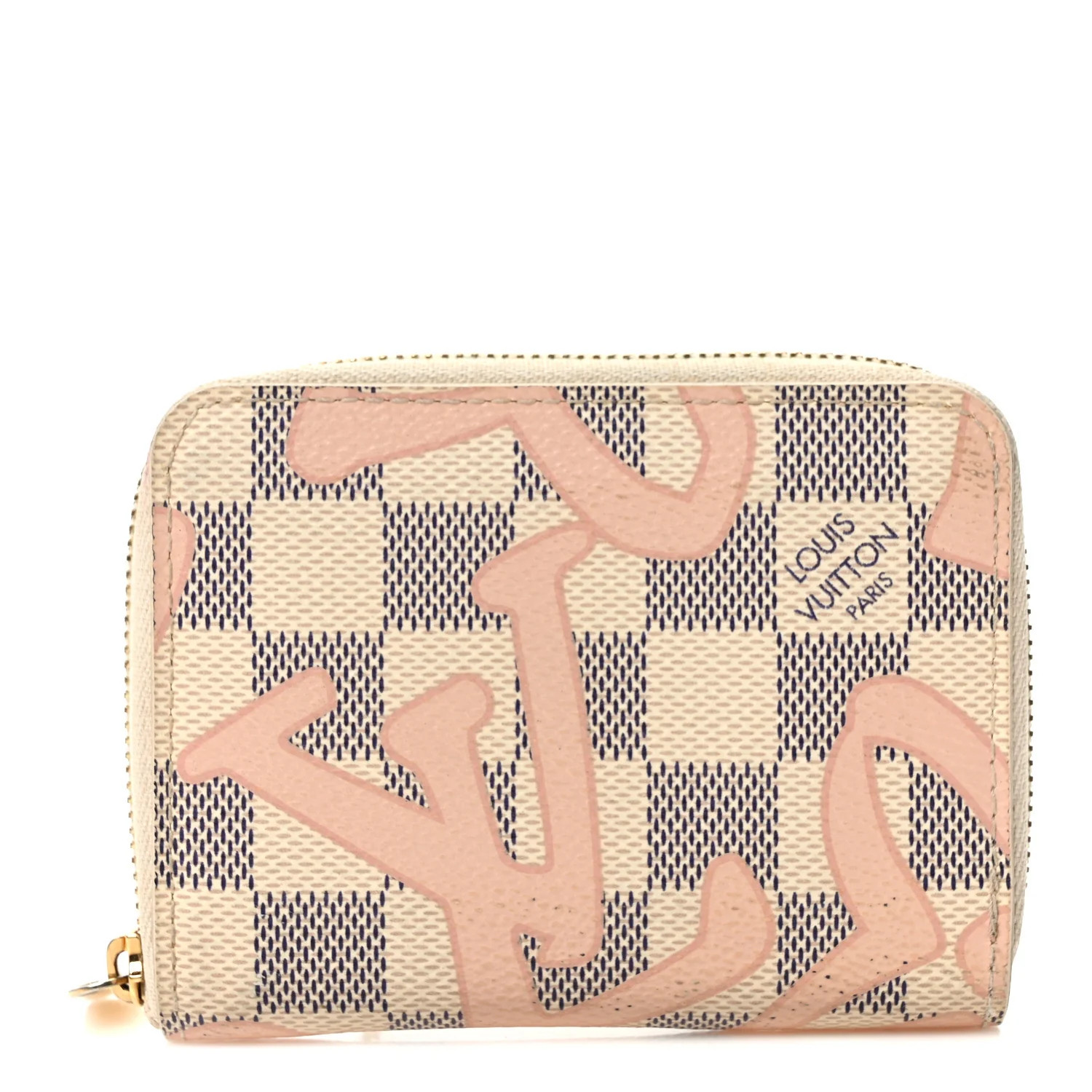 Damier Azur Tahitienne Zippy Coin Purse | FASHIONPHILE (US)