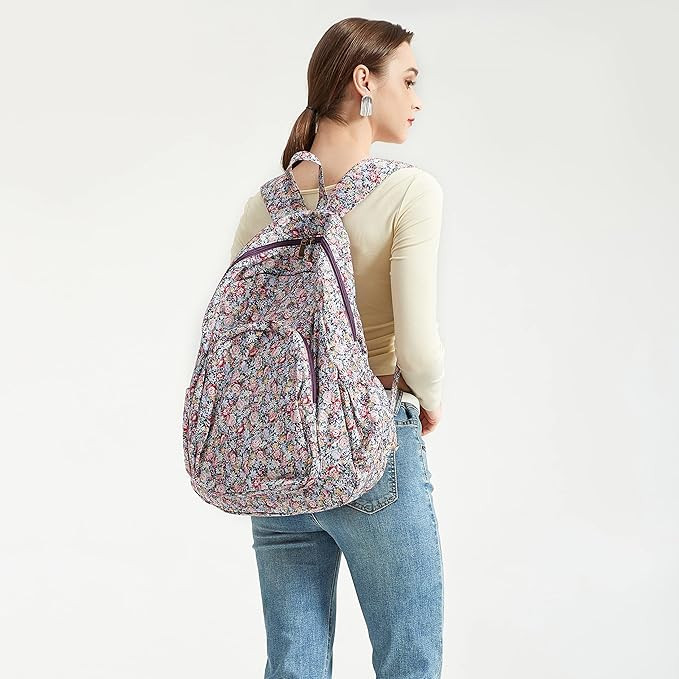 OPQRSTU Women Hippie Hand Bag Large Capacity Bohemian Bag Portable Tourist Fashion Backpacks (Pur... | Amazon (US)