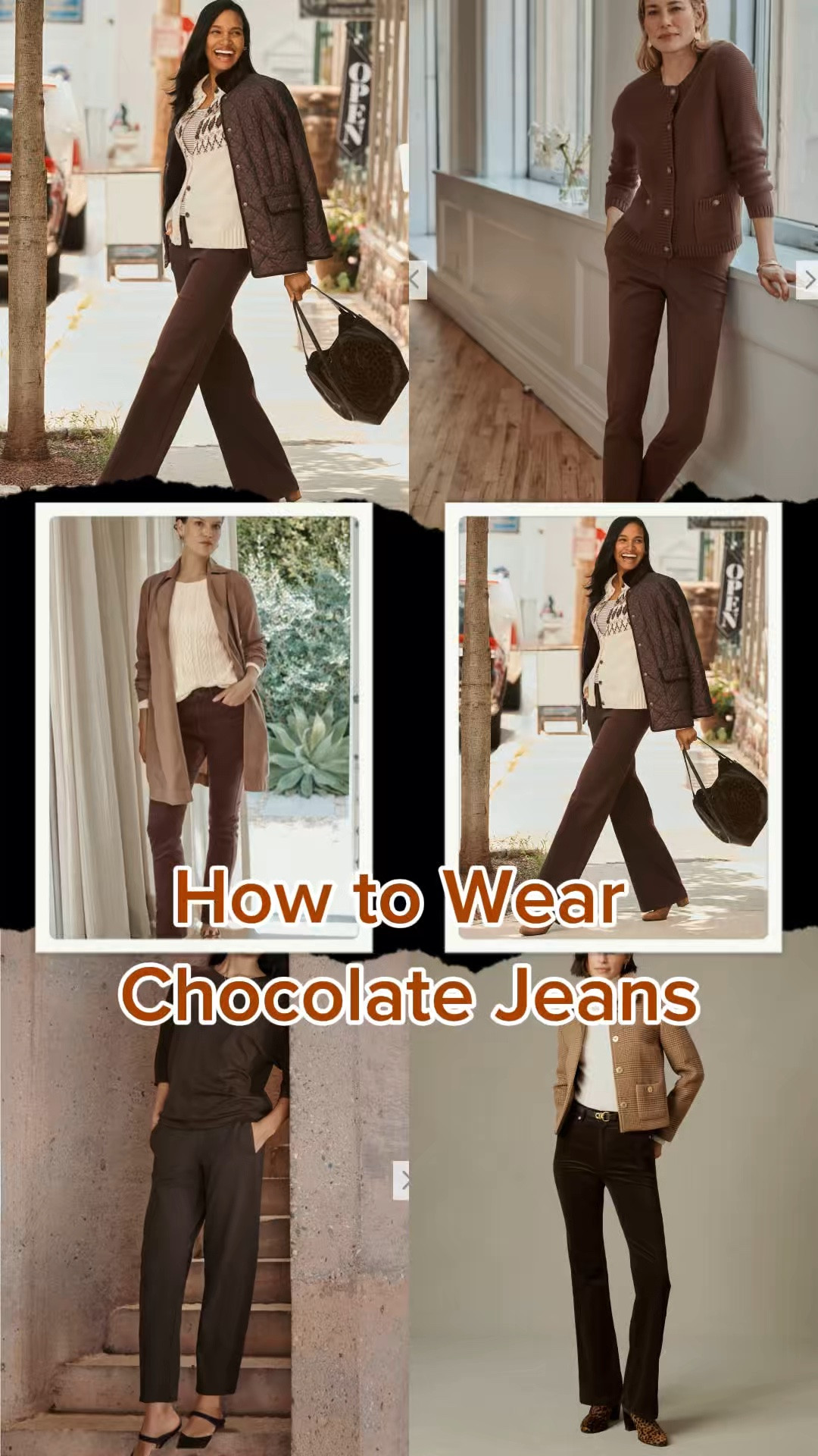 Mixing textures is key when you’re leaning into a tonal outfit. I’m obsessed with the mix of denim and a vintage-inspired barn jacket for that perfect off-duty look. Swapped the barn jacket for a suede layer later on—both styles work perfectly with these chocolate jeans. Which layer would you choose? 🤎

#LTKfall #BarnJacket #SuedeSeason #FallStyle #ChocolateBrown #DenimStyle

#LTKOver40 #LTKTravel #LTKWorkwear