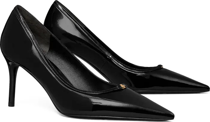 Double T Buckle Pointed Toe Pump (Women) | Nordstrom