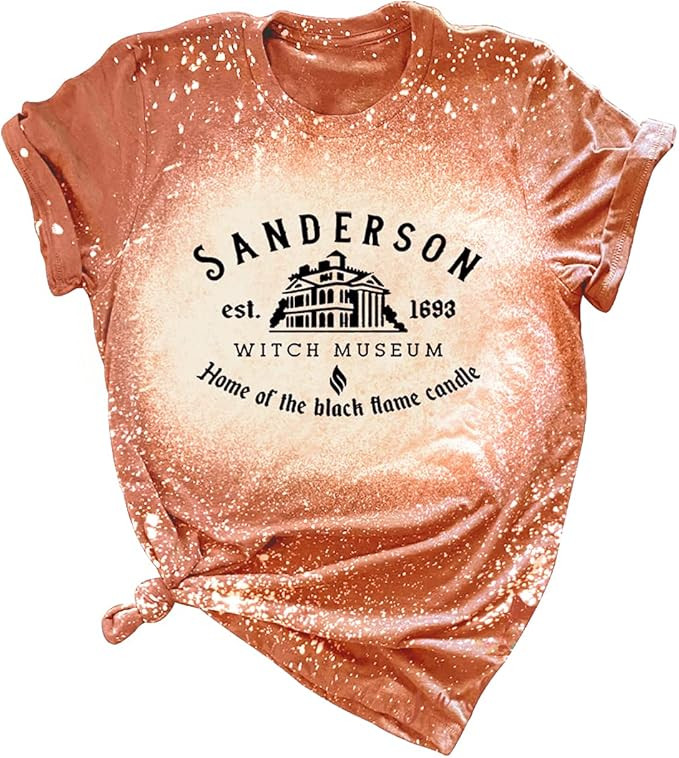 Halloween T Shirt Sanderson Sisters Bed and Breakfast Funny Letter Print Women Short Sleeve Graph... | Amazon (US)