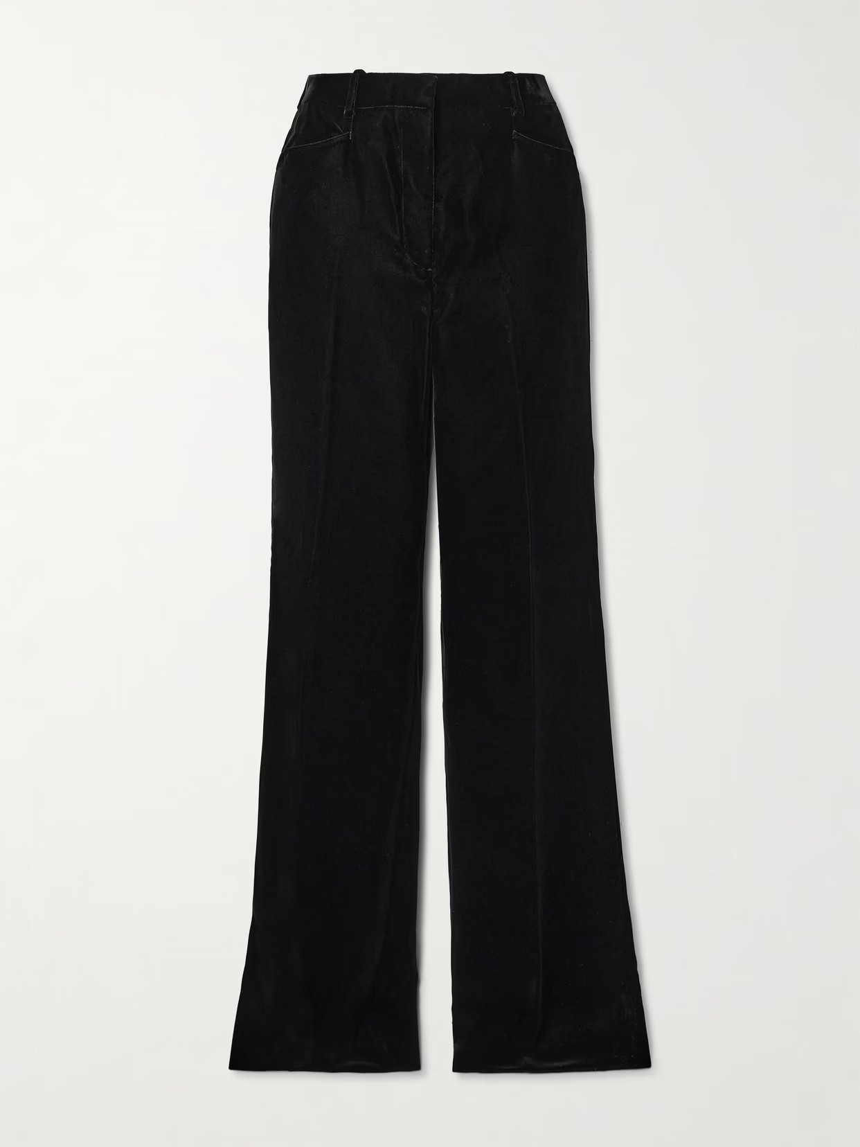TOM FORD - Velvet Straight-leg Pants - Black | NET-A-PORTER (US)