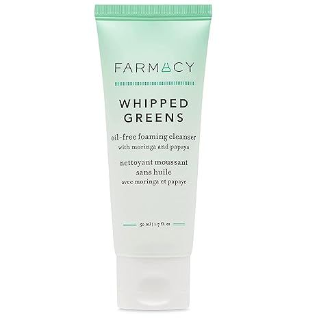 Farmacy Whipped Greens Face Wash - Oil Free Foaming Facial Cleanser for Combination and Oily Skin... | Amazon (US)