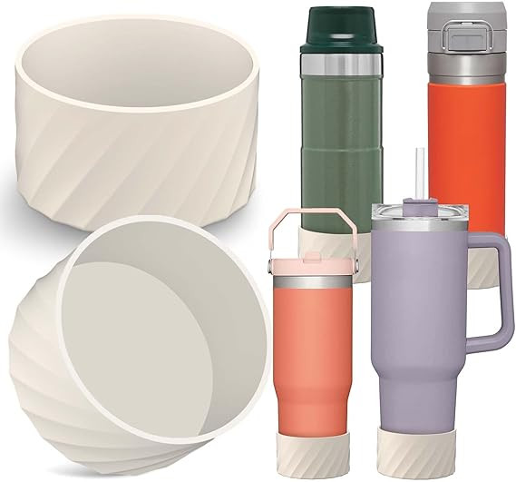 AIERSA 2Pcs Silicone Boot Sleeve for Stanley Quencher 40oz 30oz Tumbler with Handle,for IceFlow 2... | Amazon (US)