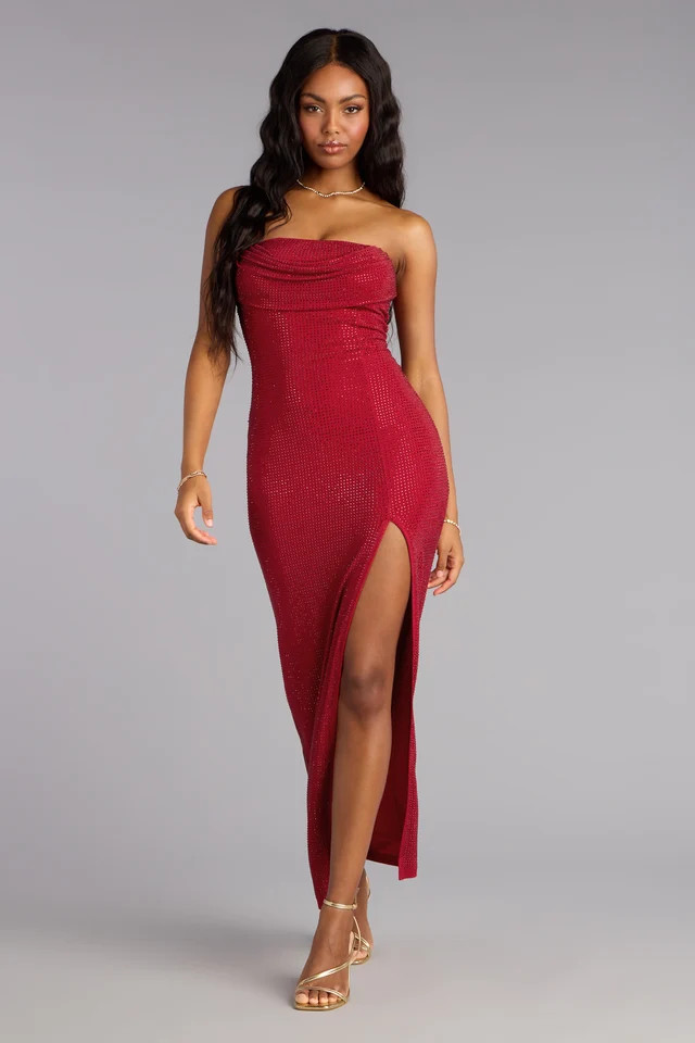 Desirae Rhinestone Formal Dress | Windsor Stores
