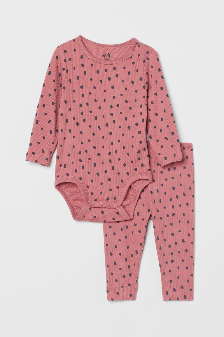 Ribbed Cotton Set | H&M (US + CA)