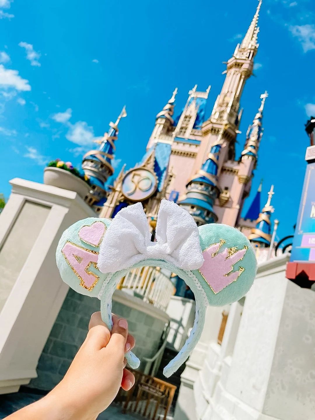 Pastel Patch Mouse Ears | Etsy (US)