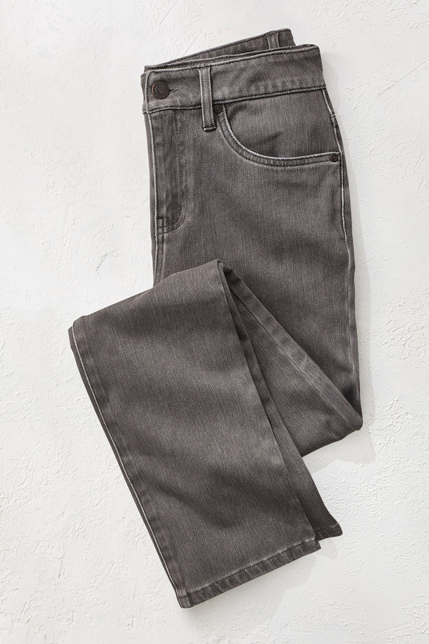 Knit Denim High Rise Straight-Leg Jeans | Coldwater Creek