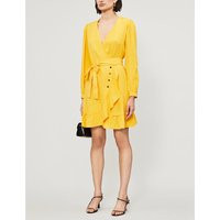 Roseya V-neck woven mini dress | Selfridges