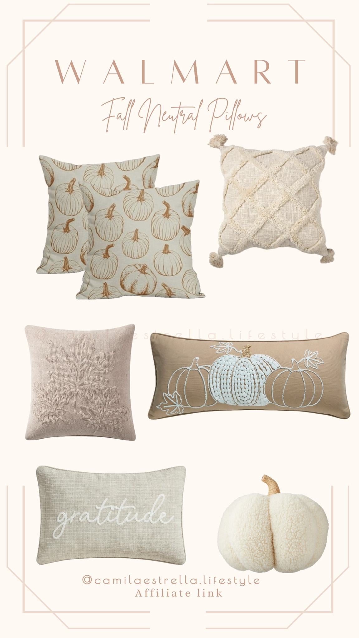 Fall Neutral Pillows

#LTKFallSale #LTKHome #LTKSeasonal