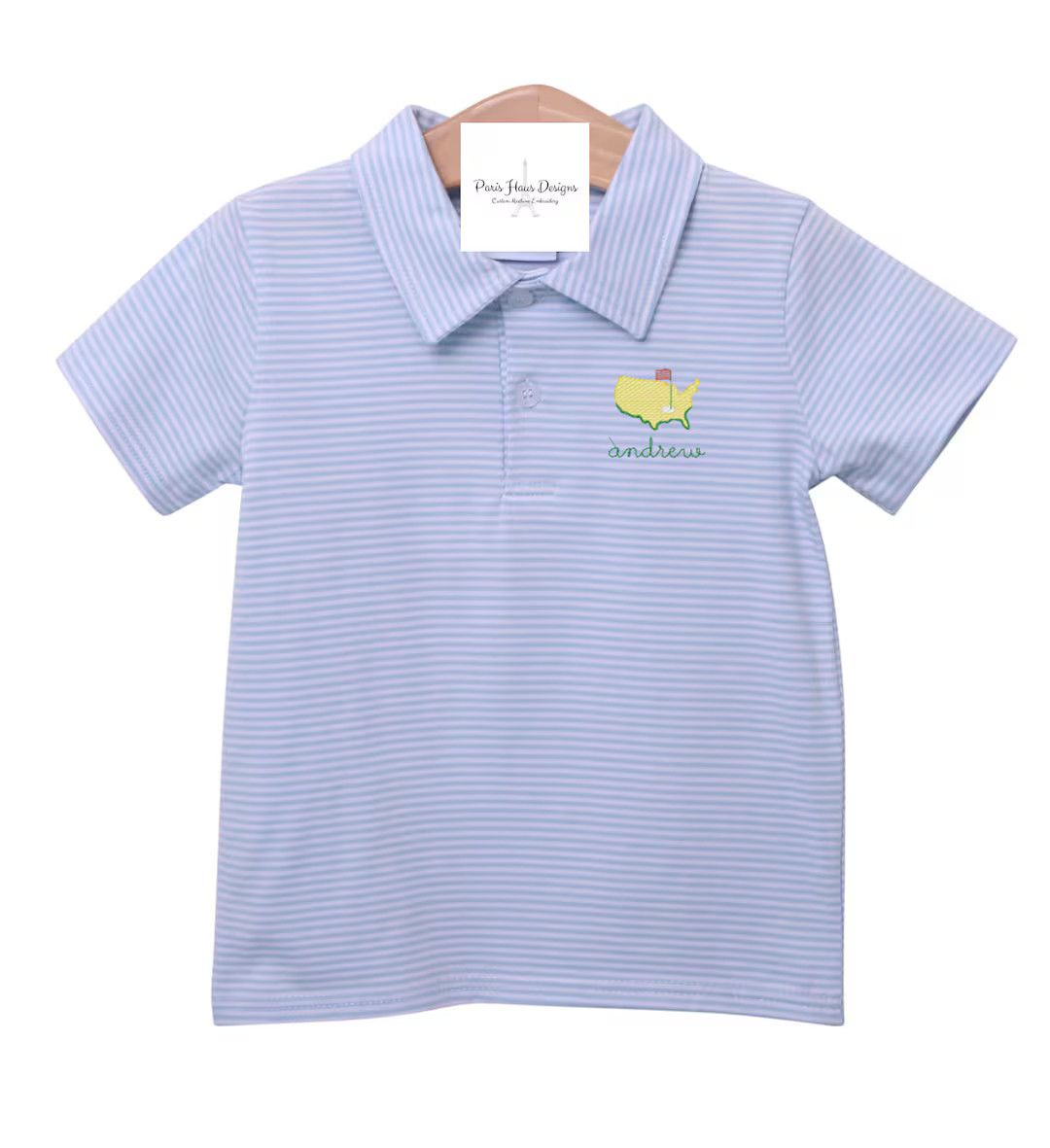 Boys Golf Monogram Polo - Etsy | Etsy (US)
