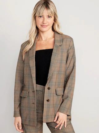 Taylor Relaxed Suit Blazer for Women | Old Navy (US)