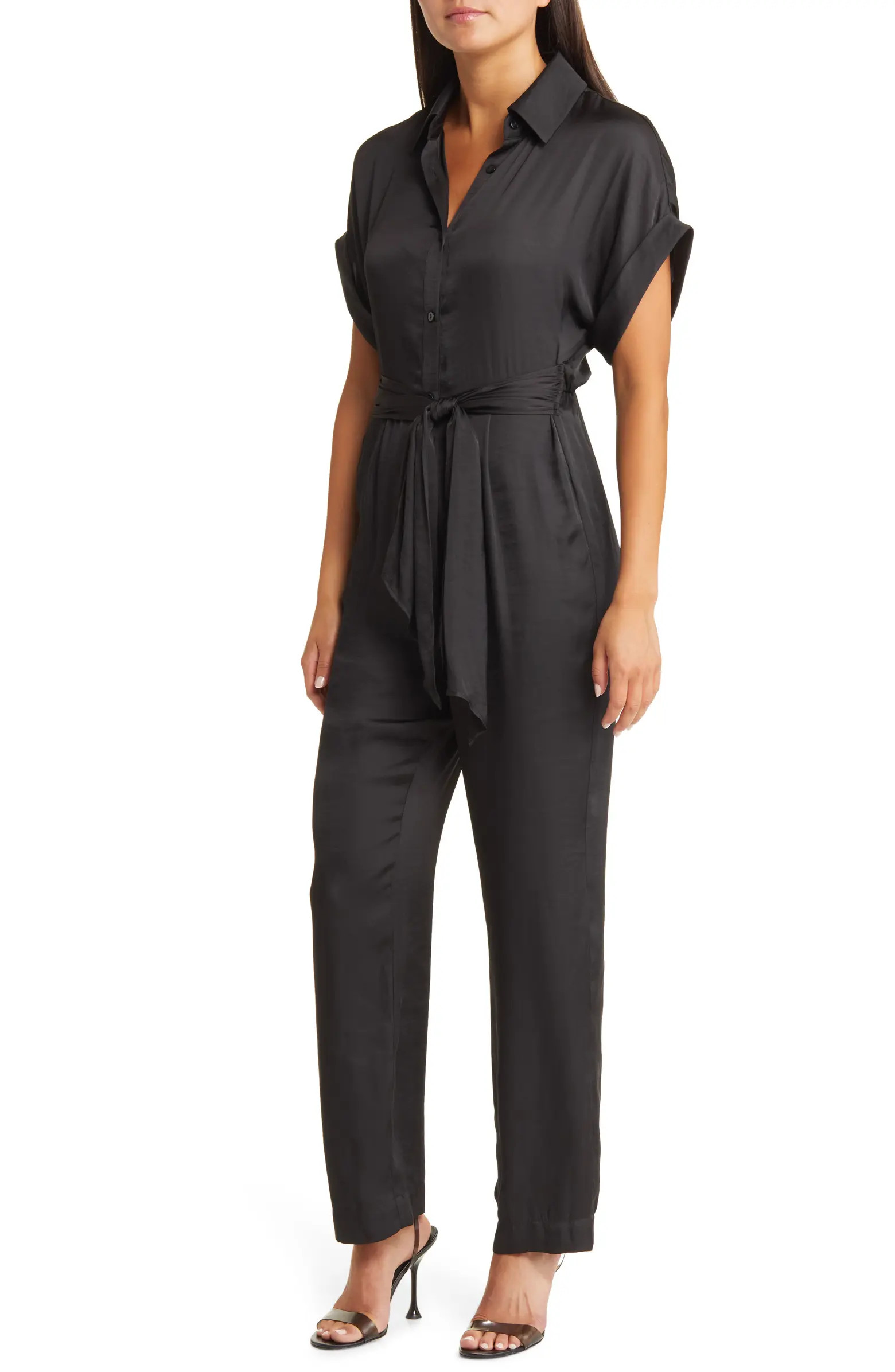 Tie Front Jumpsuit | Nordstrom