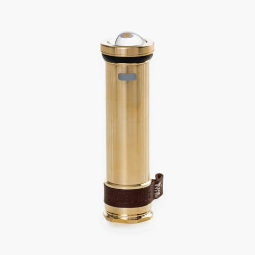 Barebones Mini Flashlight - Brass, Vintage-Style Rechargeable Flashlight with Adjustable Brightne... | Amazon (US)