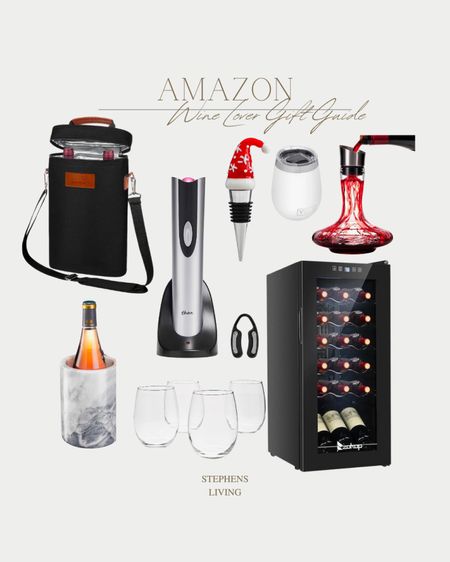 Amazon Wine Lover Gift-Guide
amazon wine tools, wine opener, wine aerator, wine fridge, amazon home, amazon kitchen, wine holder, wine case, cups 
#amazonfinds #founditonamazon #christmas2023 #amazon #amazonhome

#LTKHoliday #LTKGiftGuide #LTKsalealert