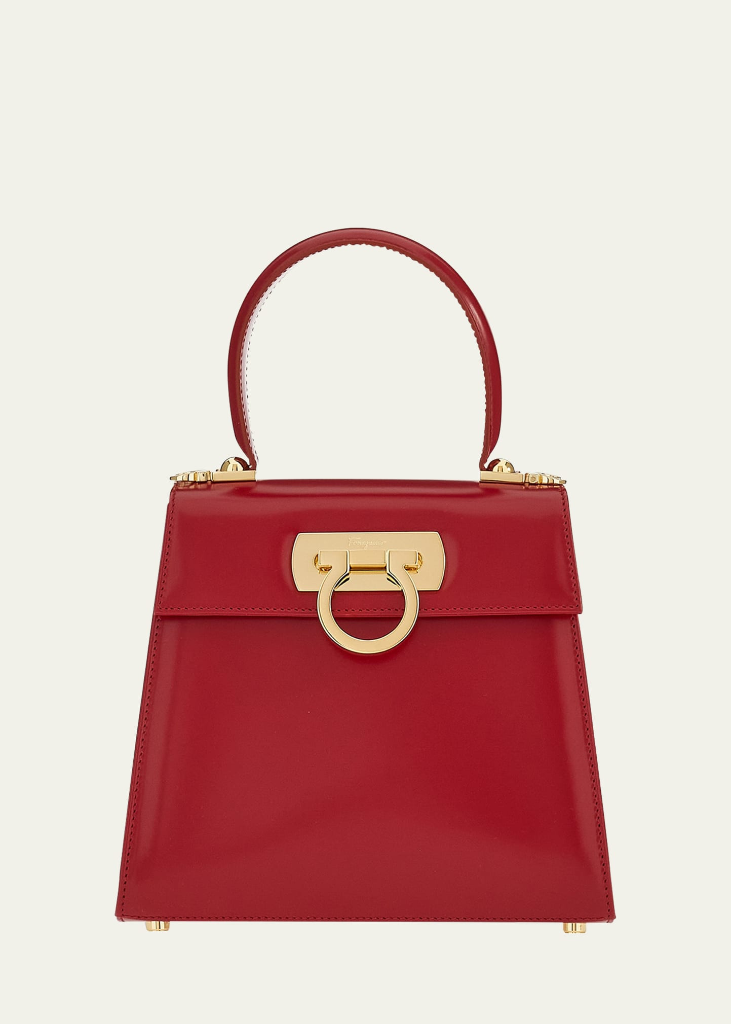 Ferragamo Iconic Gancini Top-Handle Bag | Bergdorf Goodman