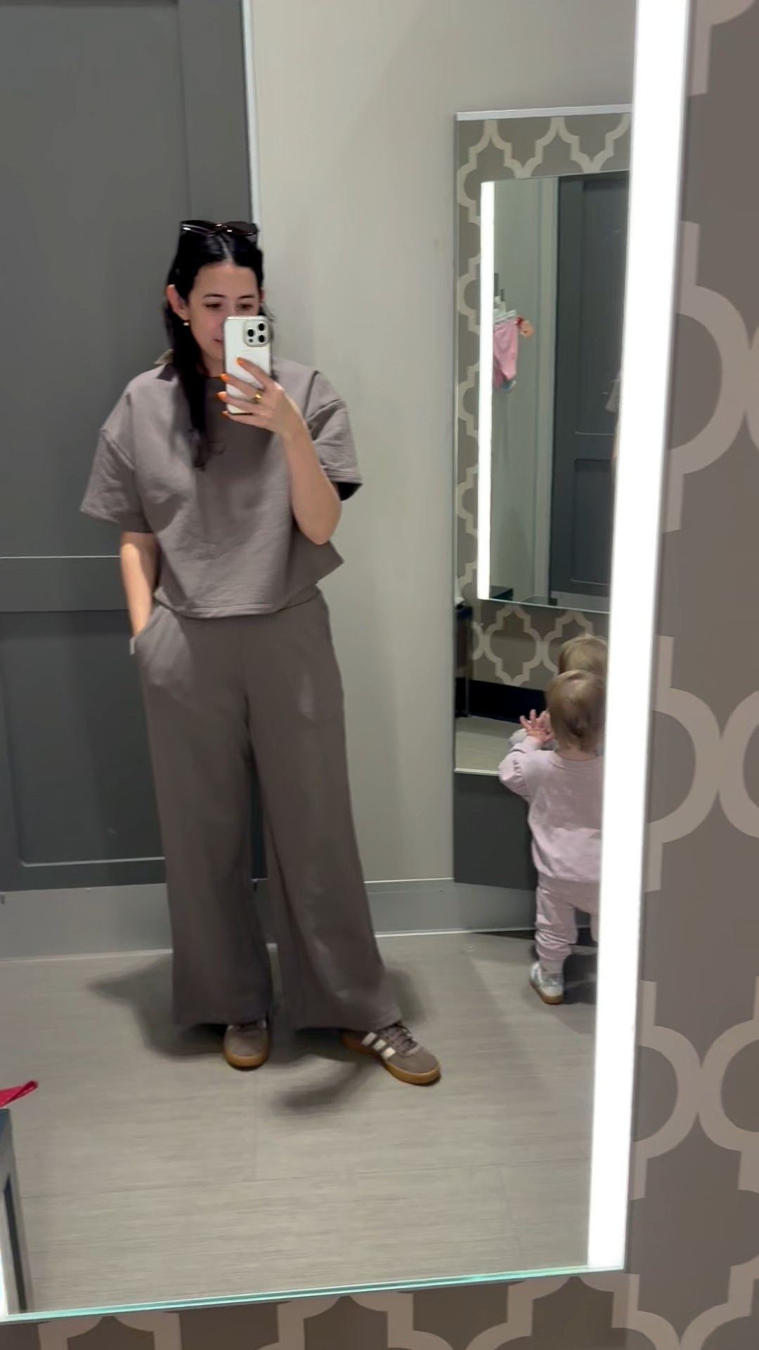 IN LOVE with this target set! So comfy and plan on it being my new uniform. I’m wearing a size M top and M pants 

#LTKootd #LTKTravel #LTKmomlife