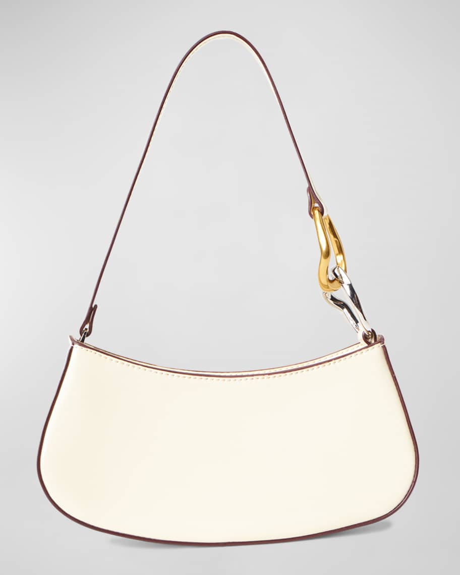 Ollie Zip Leather Shoulder Bag | Neiman Marcus
