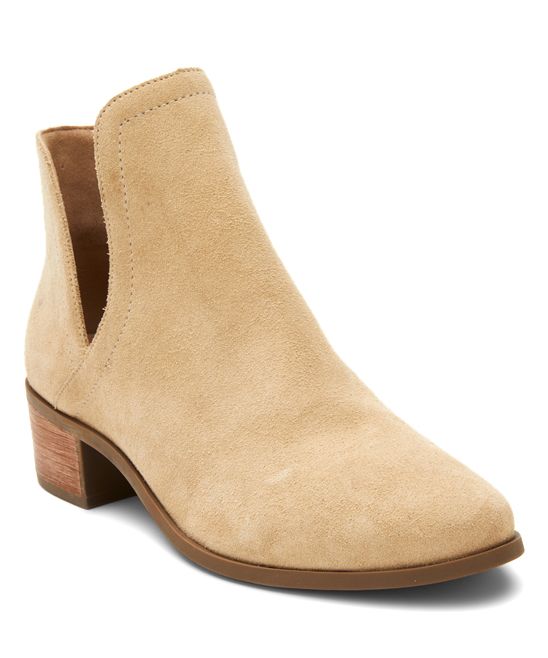 Coconuts by Matisse Women's Casual boots NATURAL - Light Tan Pronto Suede Bootie - Women | Zulily