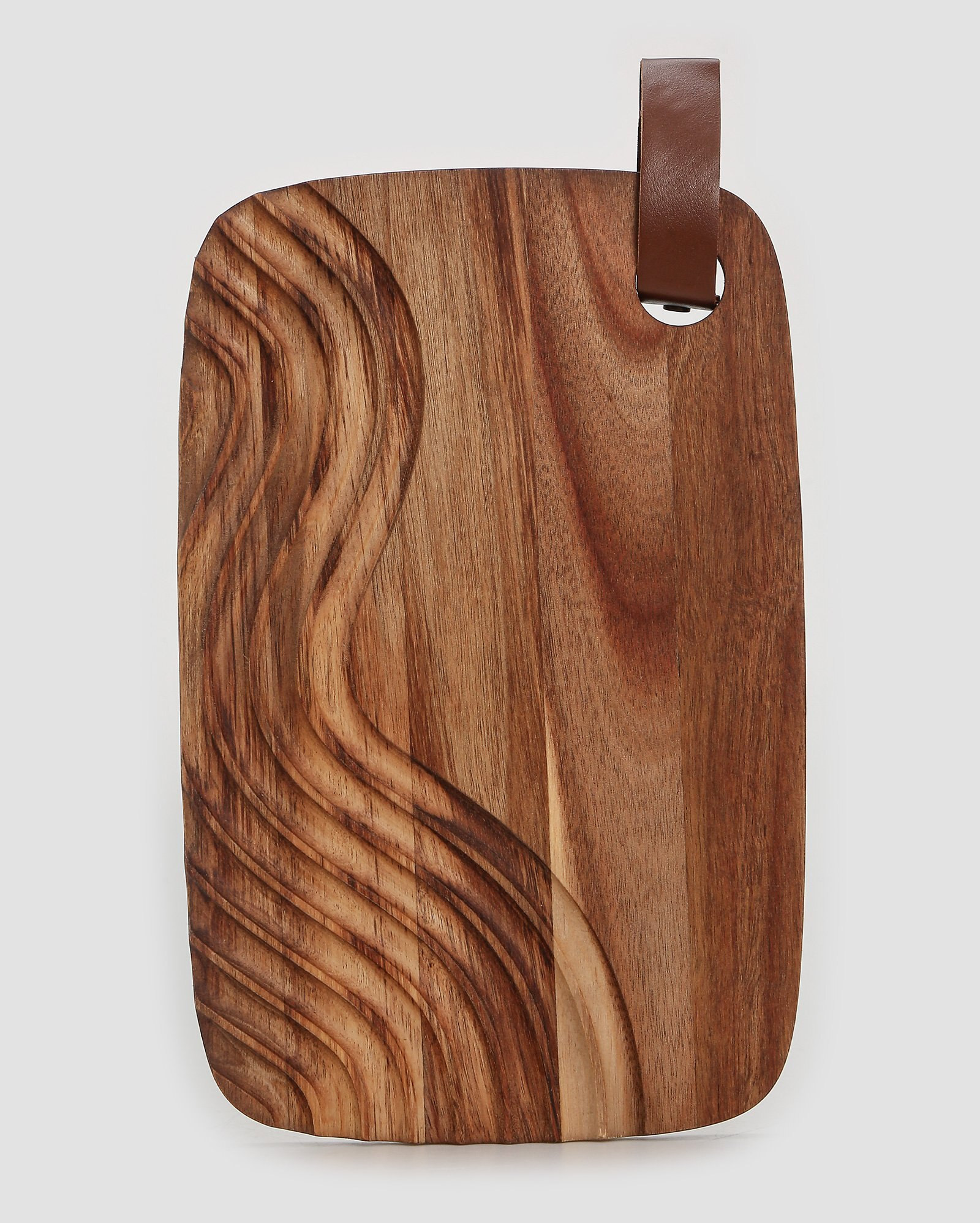 Tábua de madeira acácia com alça Vivi 31cm bege | Casa Riachuelo | Riachuelo (BR)