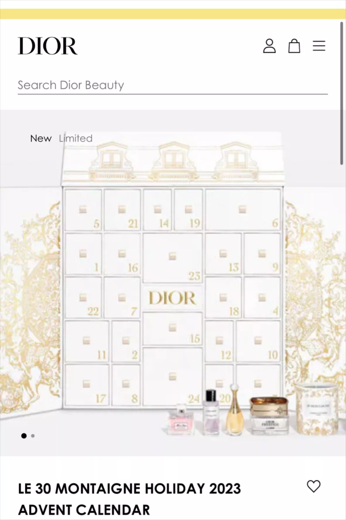 Dior 2020 Advent Calendar - Available Now!