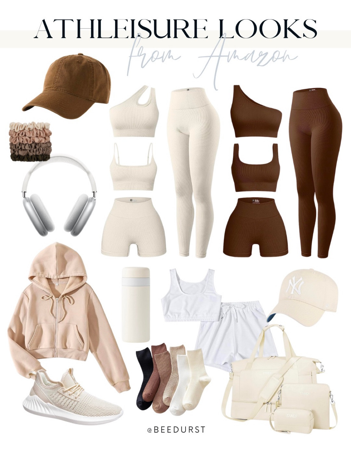 Athleisure looks from Amazon, workout outfit, gym outfit, Amazon workout clothes, yoga outfit, running shoes, gym bag

#LTKshoecrush #LTKunder50 #LTKFitness