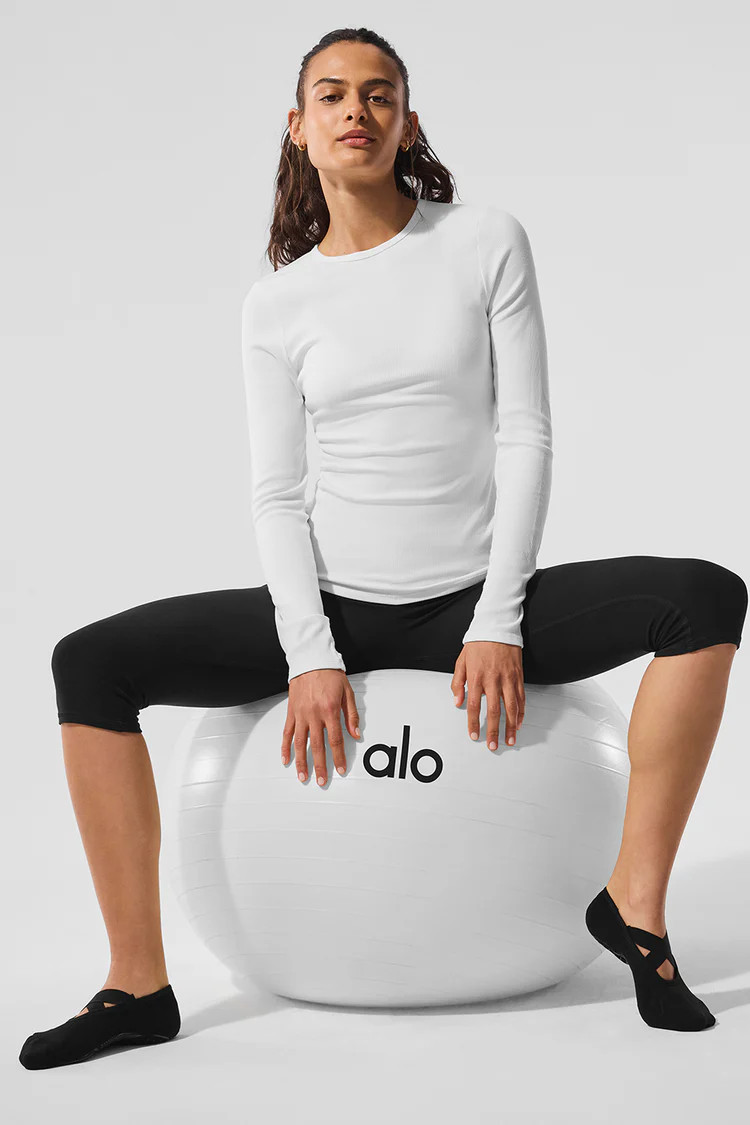 Ribbed Modal Long Sleeve | Alo Yoga (US)
