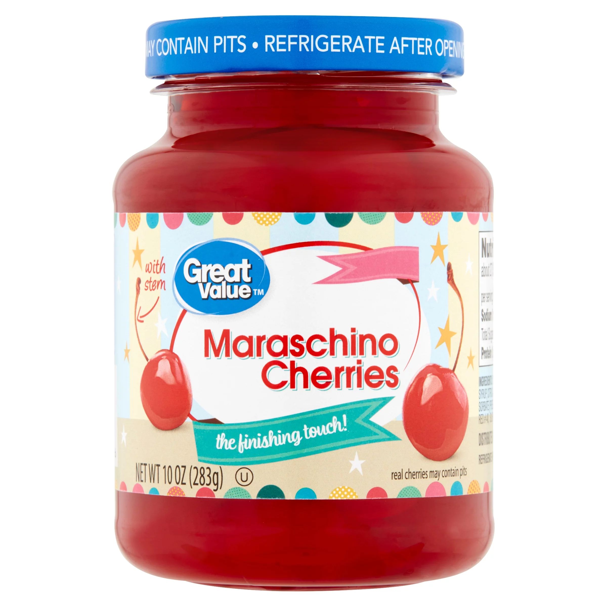 Great Value Maraschino Cherries, 10 Oz | Walmart (US)