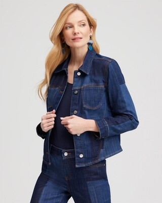 Laser Patch Denim Jacket | Chico's