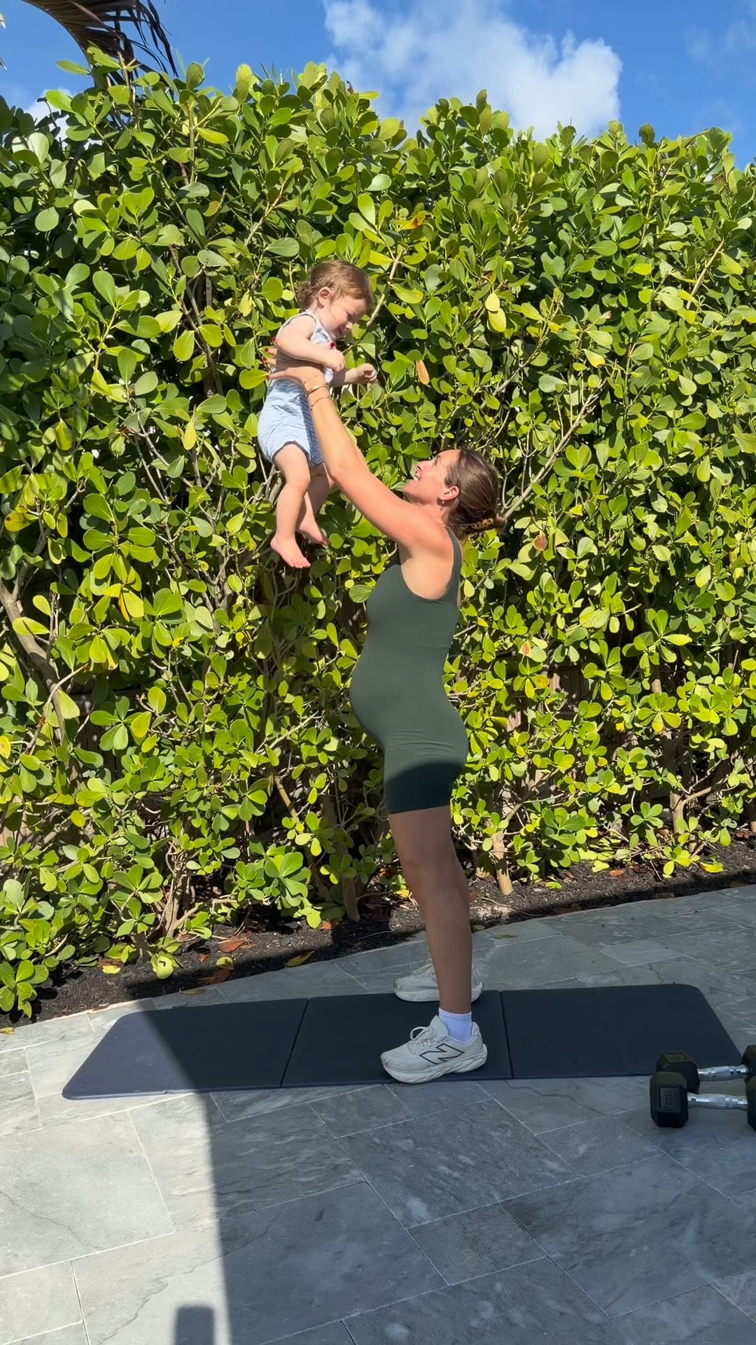 the BEST maternity workout onesies - worn through both pregnancies & own in 6 colors👀 so comfy!

On sale this week too! Wearing a small.

#LTKfitnessgoals #LTKmomlife #LTKBump