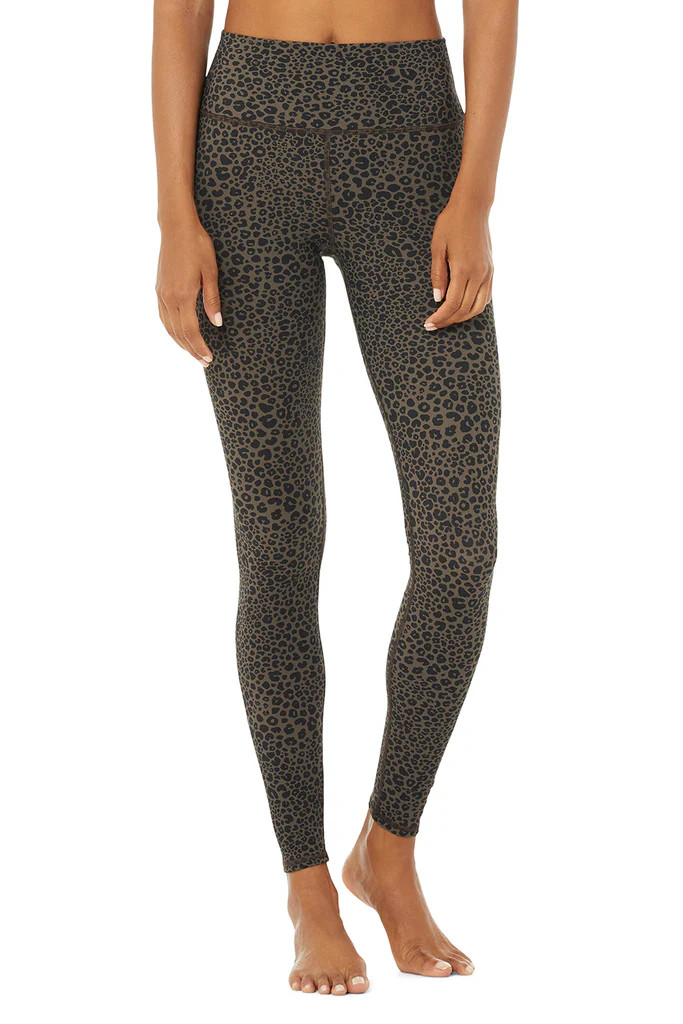 High-Waist Vapor Leopard Legging | Alo Yoga (US)