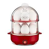 BELLA 17290 Double Cooker, Rapid Boiler, Poacher Maker Make up to 14 Large Boiled Eggs, Poaching and | Amazon (US)