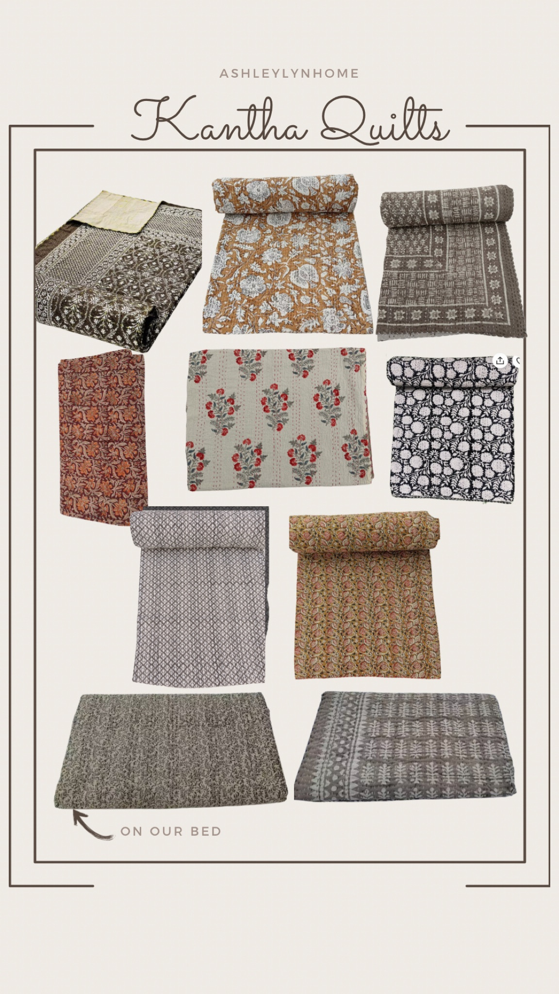 Kantha quilt, bedspread, handmade 

#LTKhome #LTKFind