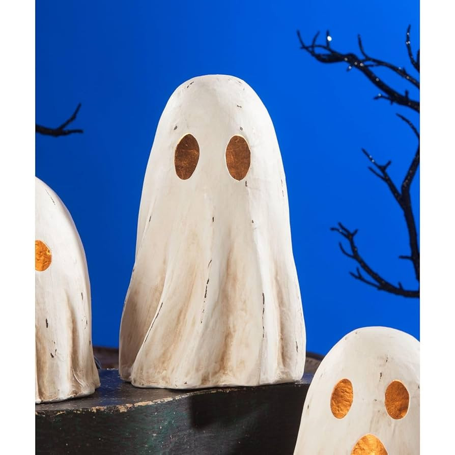 Bethany Lowe Designs - Tall Ghost Luminary Medium Paper Mache - TJ2301 | Amazon (US)