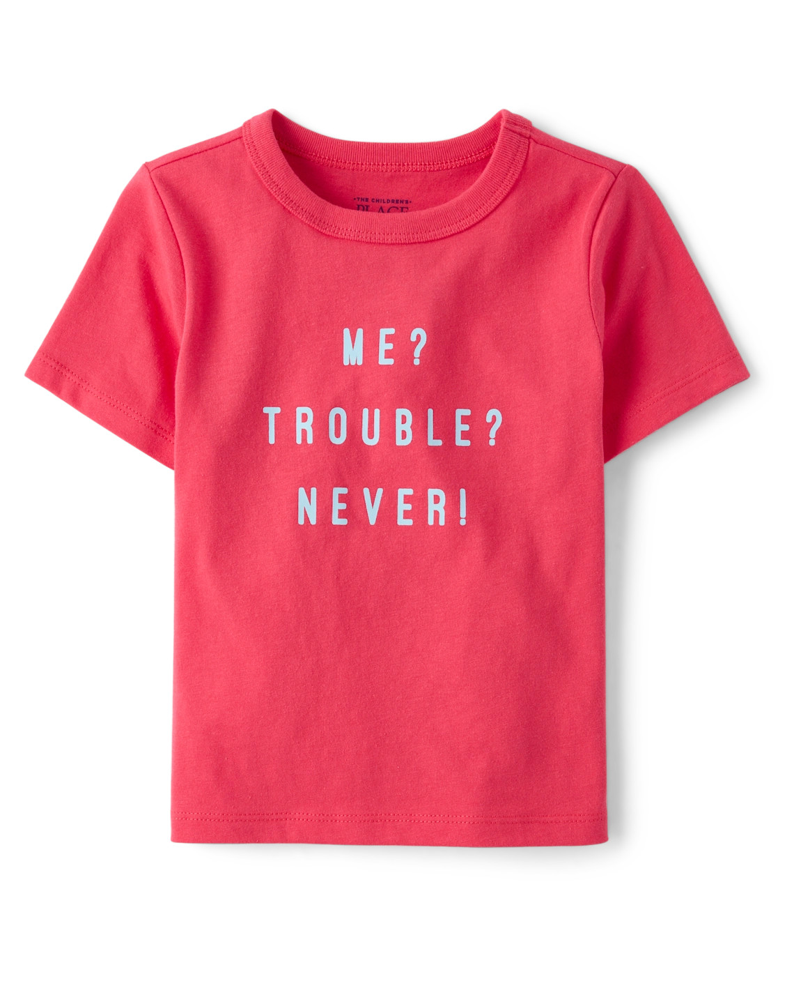 Baby And Toddler Boys Trouble Graphic Tee - pink | The Children's Place